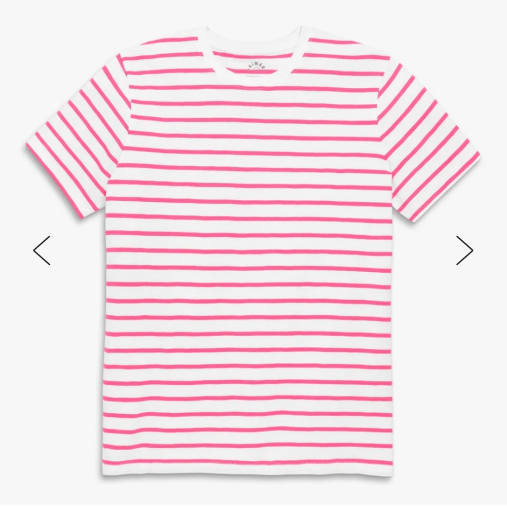 Primary Pink striped T-Shirt